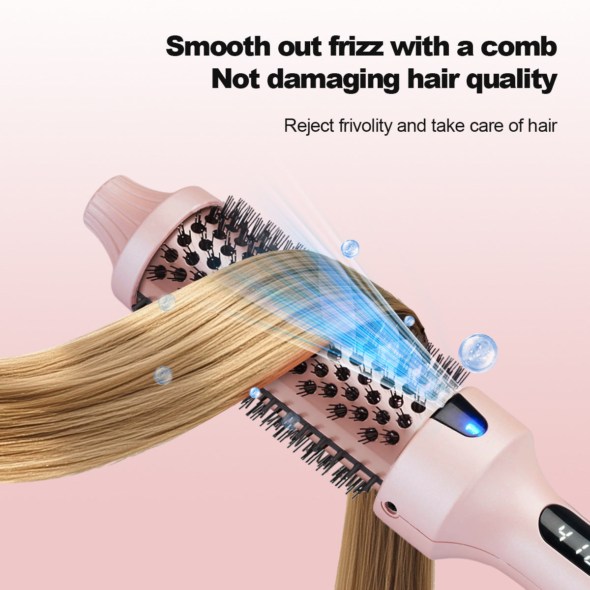 2-in-1 Straightening & Curling Hair Brush