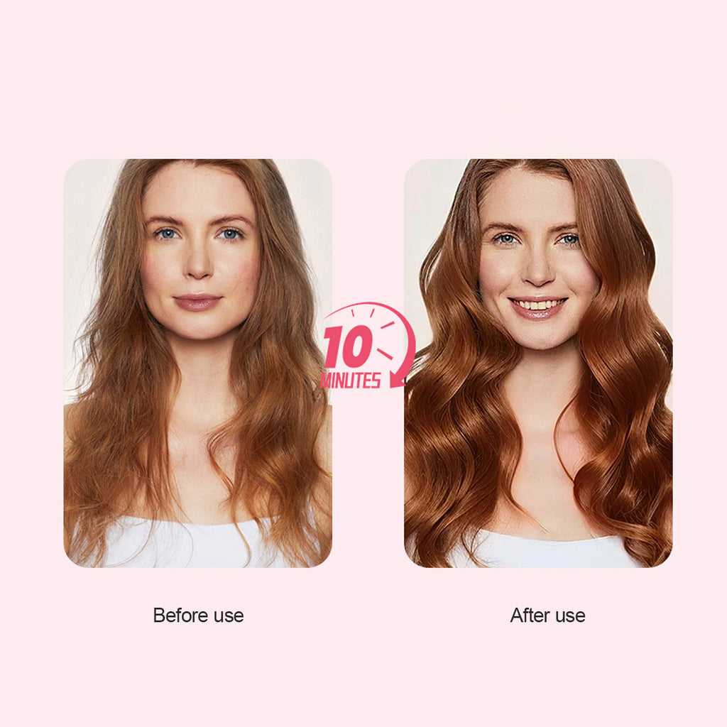 2-in-1 Straightening & Curling Hair Brush
