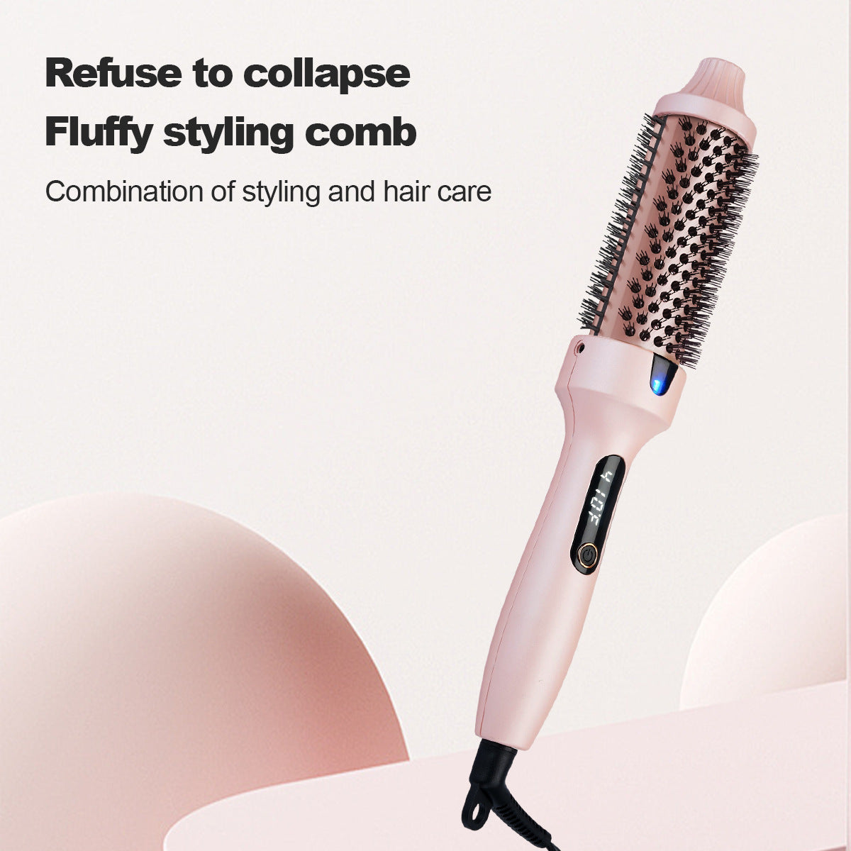 2-in-1 Straightening & Curling Hair Brush